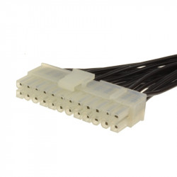 24 Pin ATX/WTX Extension Cable Lead Black 25cm 24 Pin ATX/WTX Extension Cable Lead Black 25cm