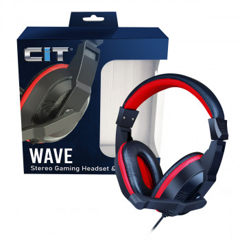 CiT Wave Stereo Wired Headphone and Mic Retail Box - New CiT Wave Stereo Wired Headphone and Mic Retail Box - New