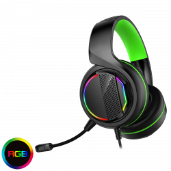 GameMax Razor RGB Gaming Headset and Mic with 5.1 Surround Sound Retail Box - New GameMax Razor RGB Gaming Headset and Mic with 5.1 Surround Sound Retail Box - New