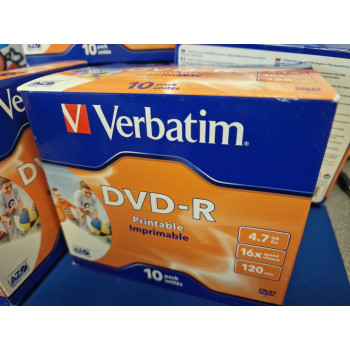 Verbatim 16x DVD-R Printable (4.7gB / 120 min) (10 Pack) Verbatim 16x DVD-R Printable (4.7gB / 120 min) (10 Pack)