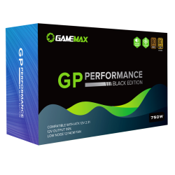New - GameMax GP750 750W 80 Plus Bronze Wired Power Supply New - GameMax GP750 750W 80 Plus Bronze Wired Power Supply